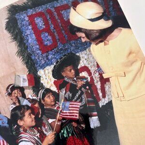 Color Print - Jackie Kennedy Visits Children on Trip to Mexico, 1962